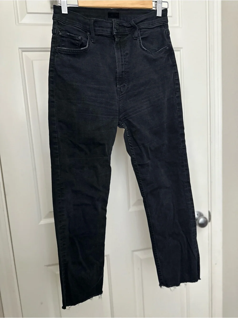 MOTHER High-Waisted Rider Ankle Jeans In Not Guilty - Picture 2 of 7